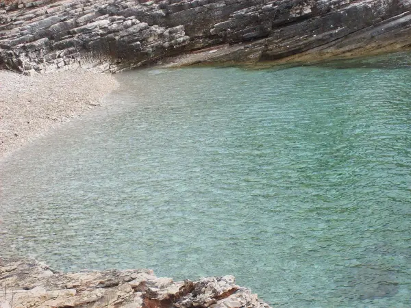 Sandy beach at Cape Kamenjak peninsula, Croatia