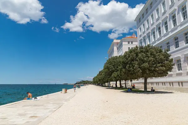 Small beach along the Zadar coastline, Croatia