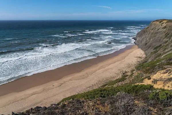 Praia da Carreagem in Aljezur, Algarve, Portugal