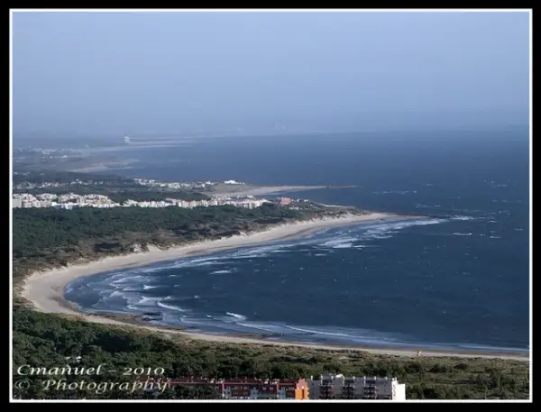 Praia de Afife beach in Viana do Castelo, Portugal