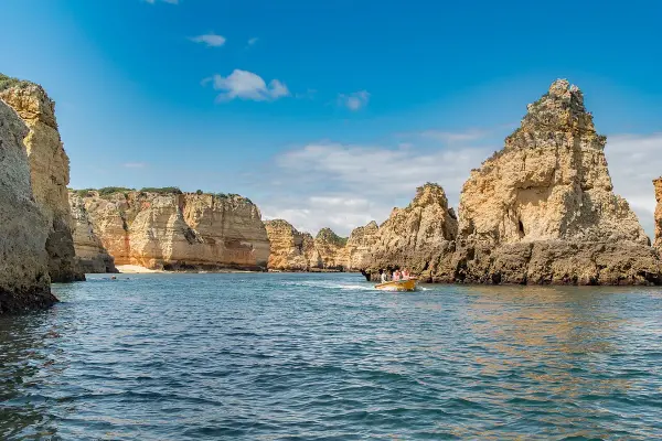 Praia do Barranco do Martinho in Lagos, Algarve, Portugal