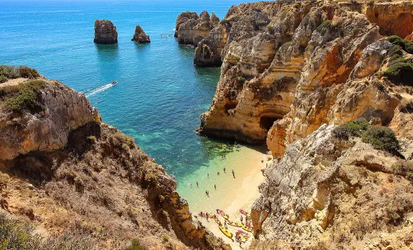 Praia do Barranco do Martinho in Lagos, Algarve, Portugal