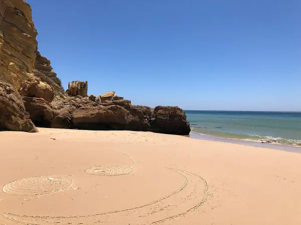 Praia do Telheiro in Vila do Bispo, Algarve, Portugal